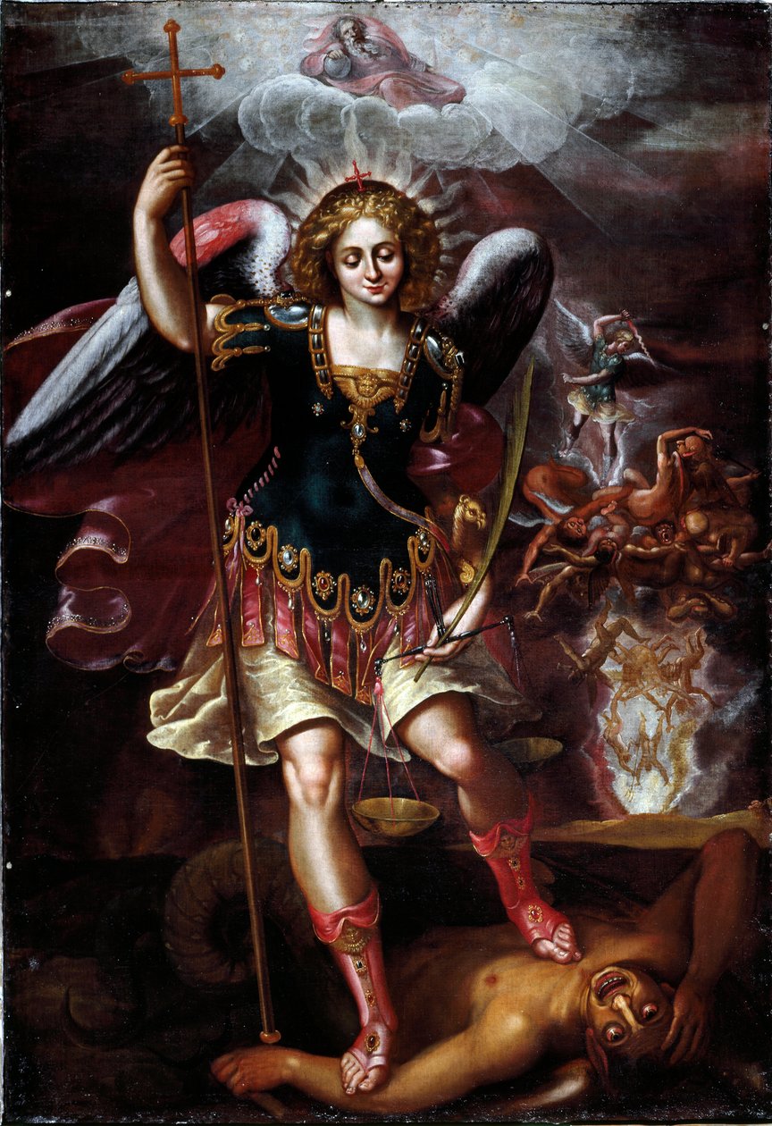 De Aartsengel Michaël door Cornelis de Wael