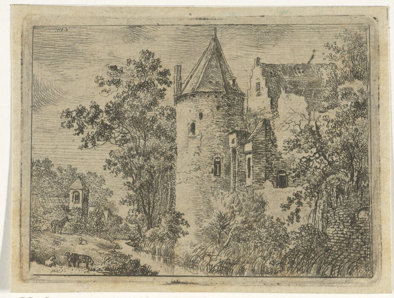 Kasteel de Haar door Cornelis van Hardenbergh