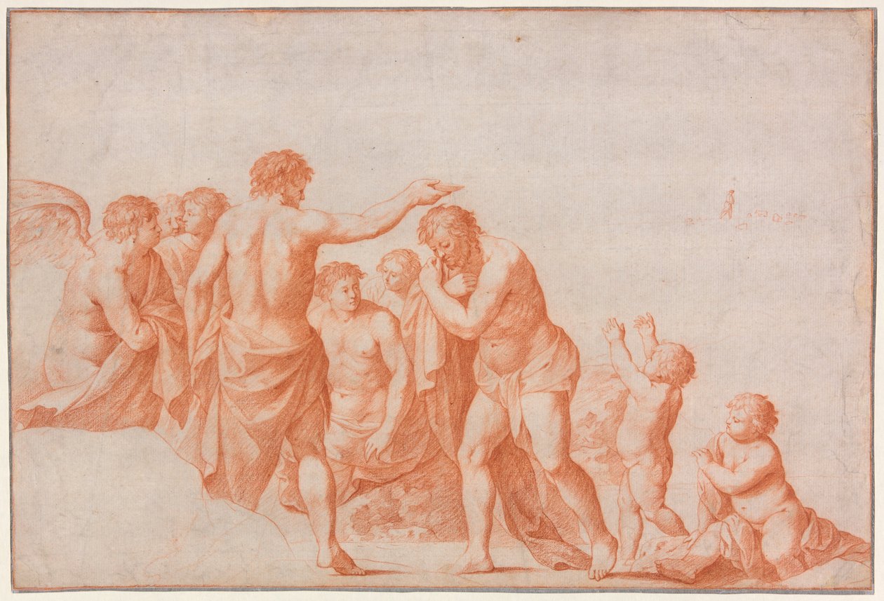De doop van Christus door Cornelis van Poelenburgh