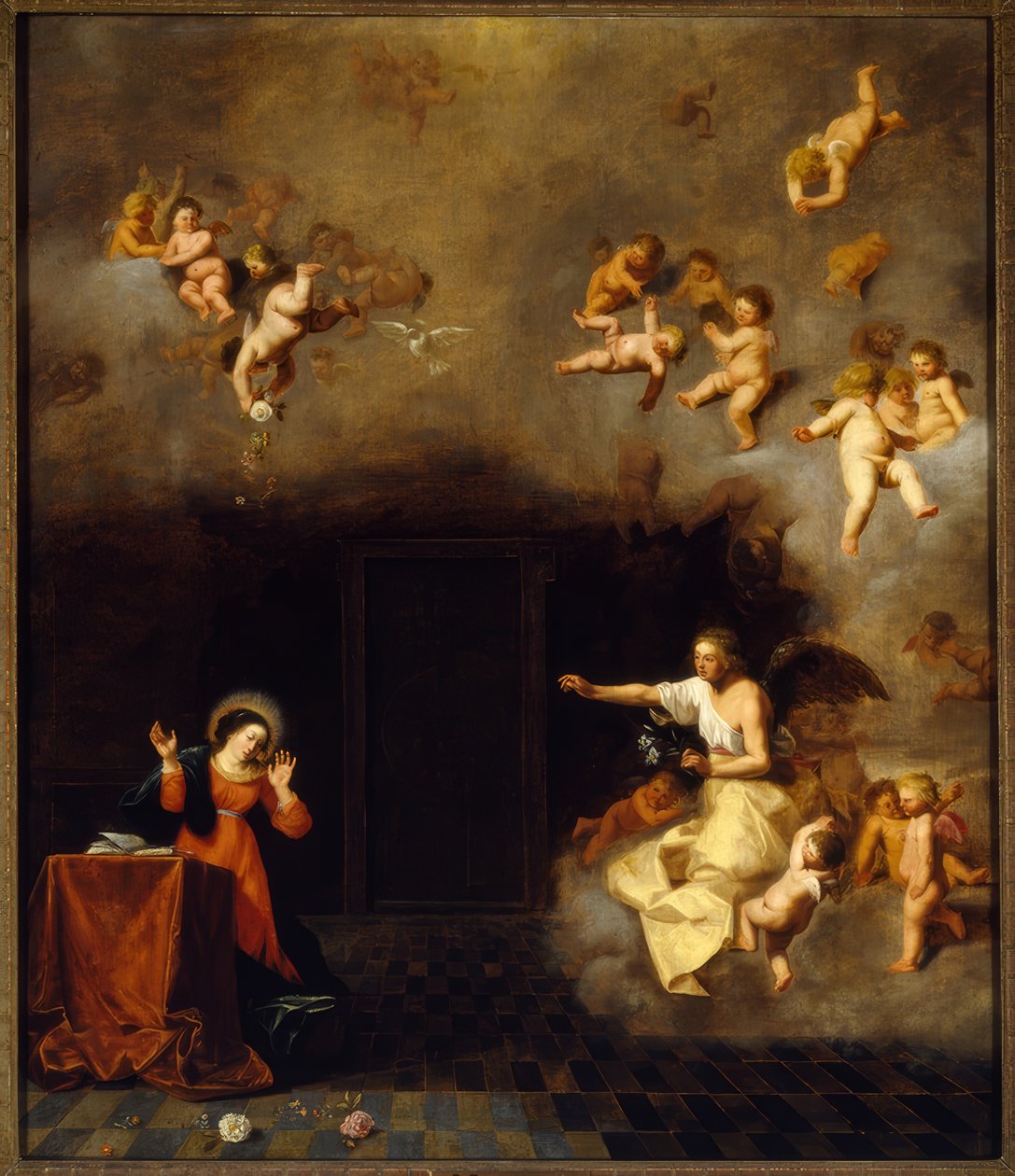 Aankondiging aan Maria door Cornelis van Poelenburgh