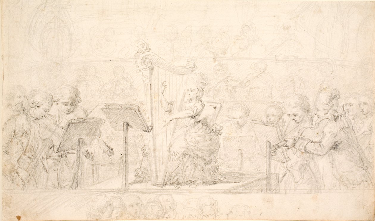 Het harpconcert door Cornelius Høyer
