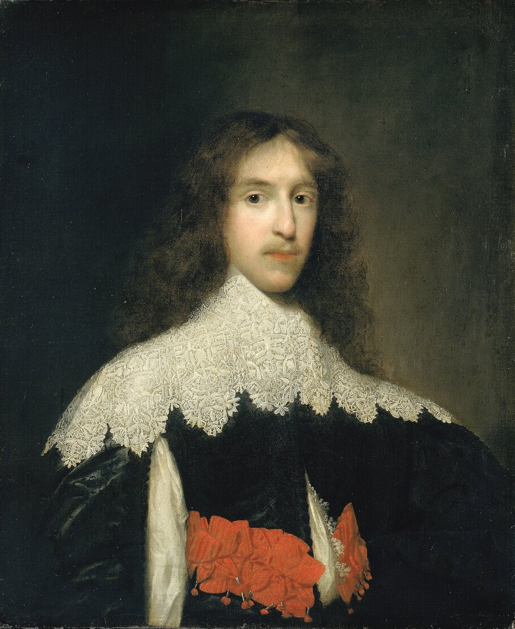 Portret van een heer door Cornelius Johnson