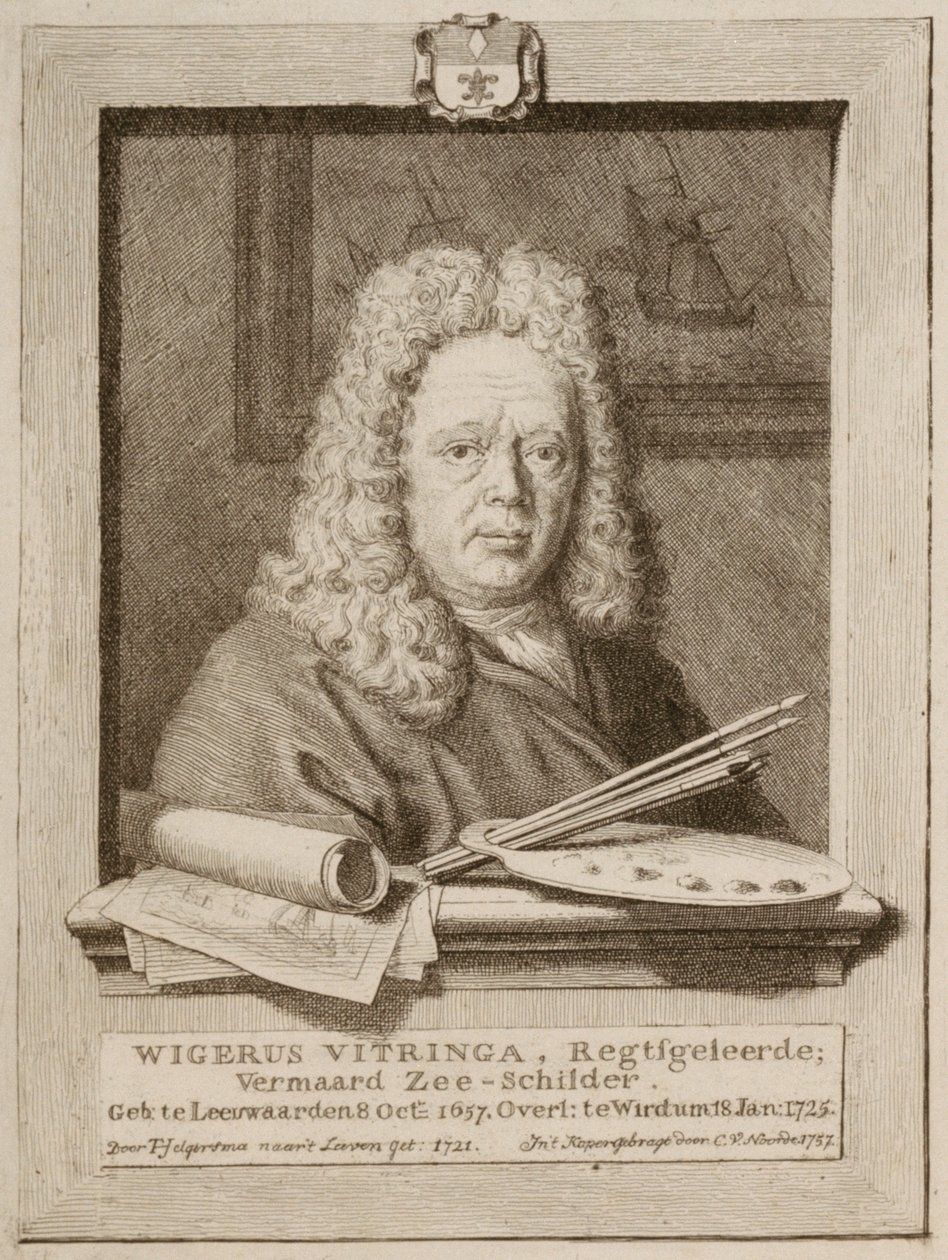 Wigerus Vitringa (1657-1721) door Cornelius van Noorde
