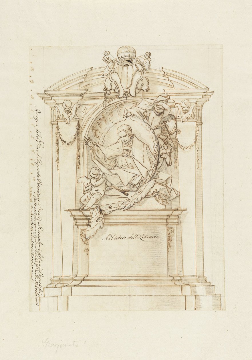 Ontwerp voor een Monument door Corrado Giaquinto