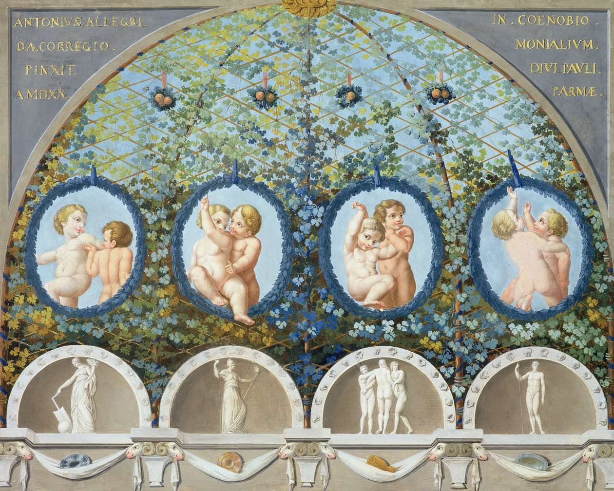 Ontwerp voor een Plafondfresco, gepubliceerd ca. 1780 door Antonio da Correggio