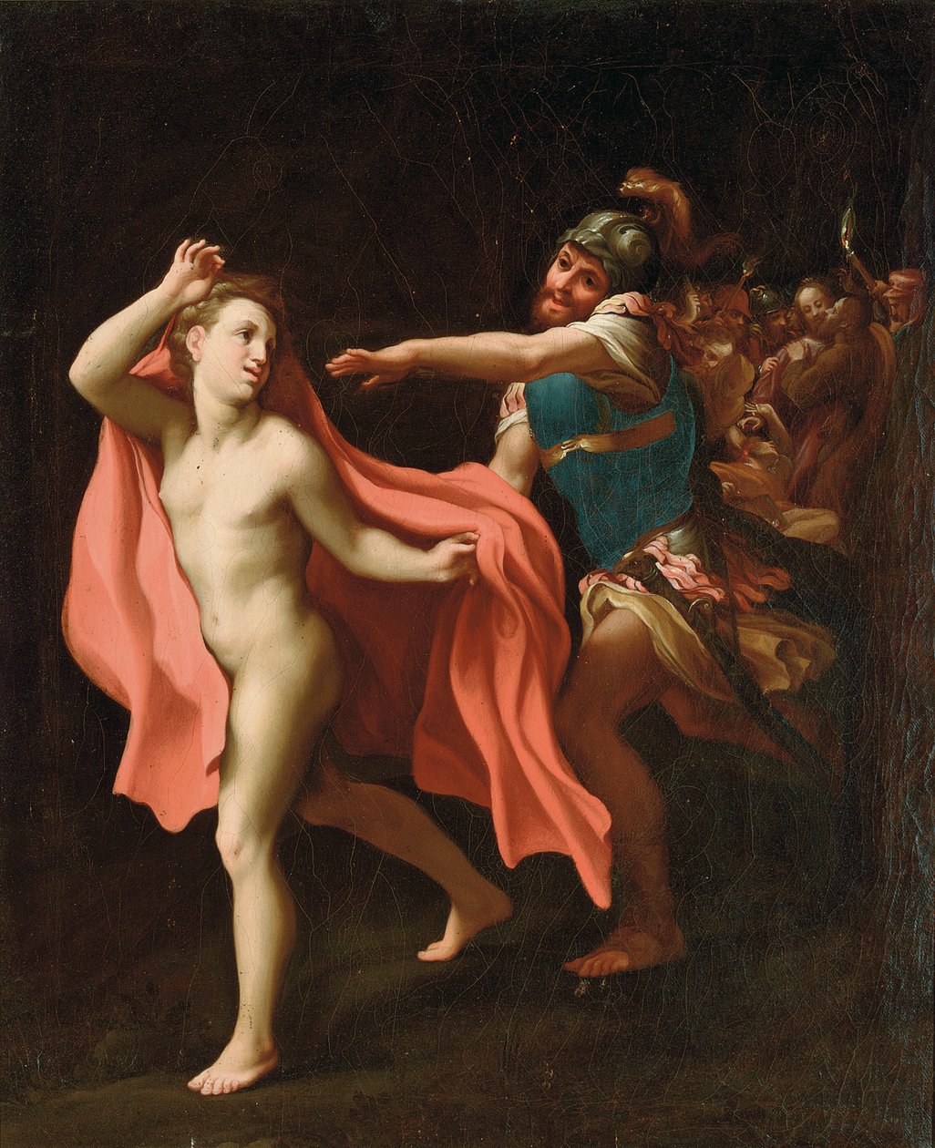 Het Verraad van Christus, met een soldaat die Marcus de Evangelist achtervolgt door Correggio