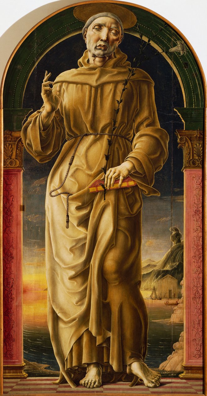 Sint Antonius door Cosimo Tura