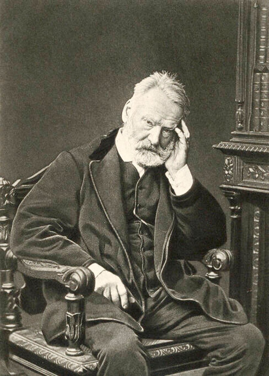 Victor Hugo, Franse auteur, 1879 door Count Stanislaw Walery