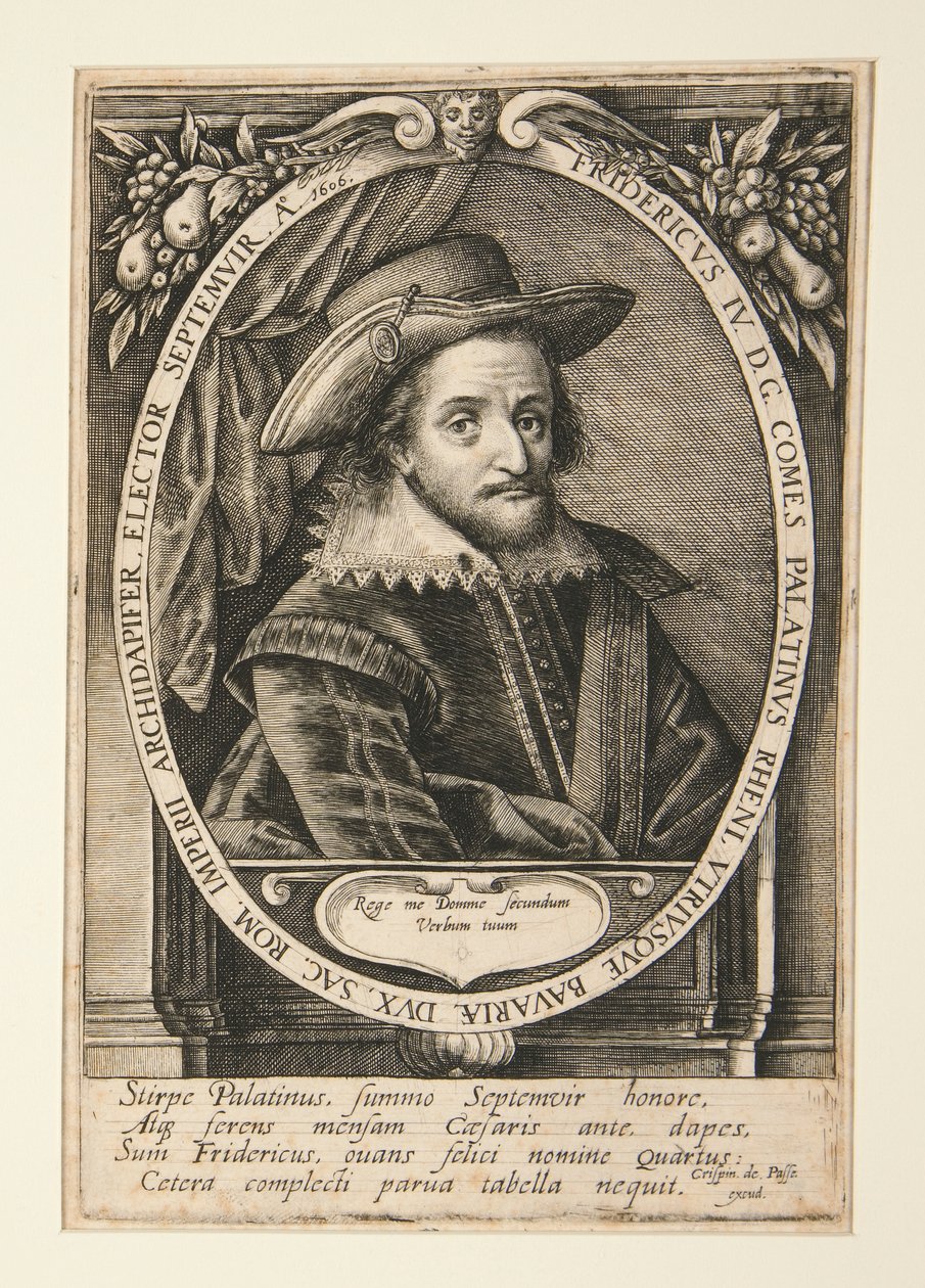 Frederik IV, keurvorst van de Palts door Crispijn de Passe the Elder