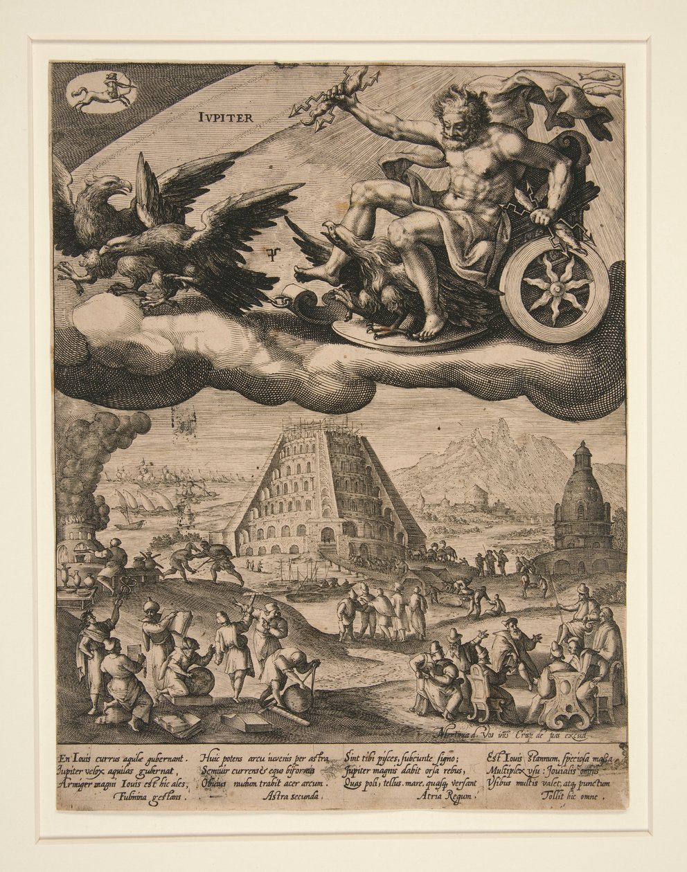 Jupiter, uit de serie Zeven Planeten door Crispijn de Passe the Elder