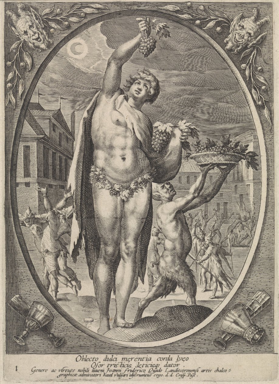 Bacchus door Crispijn van de Passe (I)