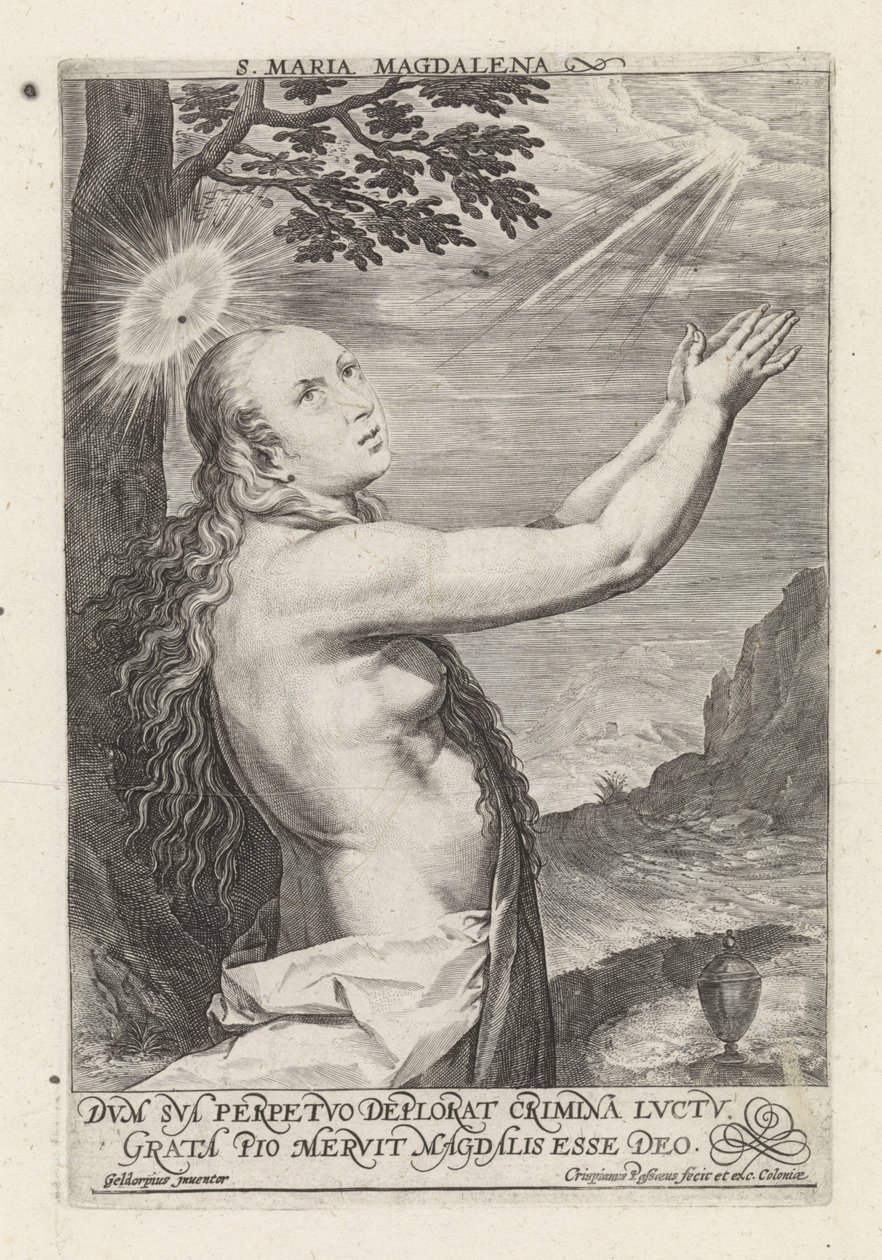 De boetvaardige Maria Magdalena door Crispijn van de Passe (I)