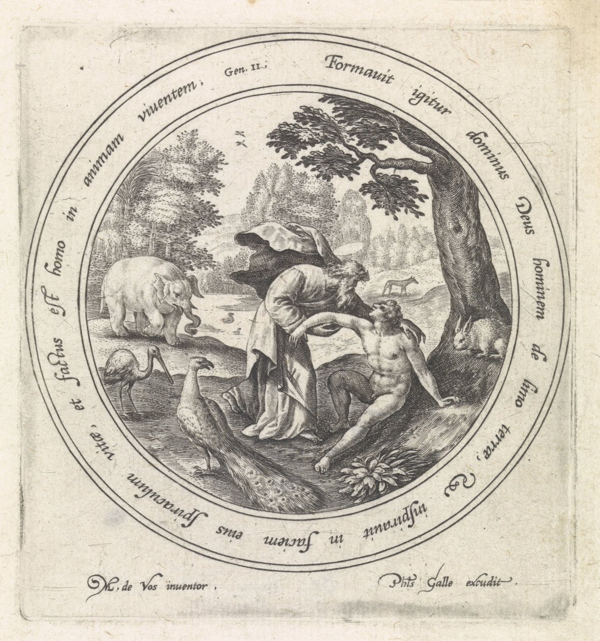 De schepping van Adam door Crispijn van de Passe (I)