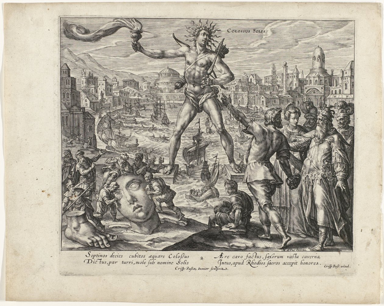 Kolos van Rhodos door Crispijn van de Passe (II)