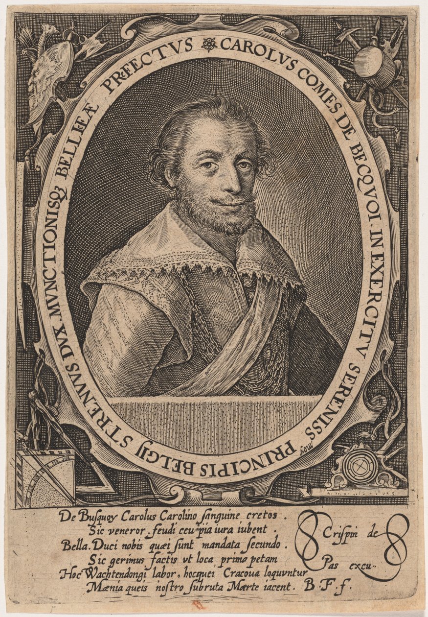 Charles de Bucquoy door Crispijn van de Passe I