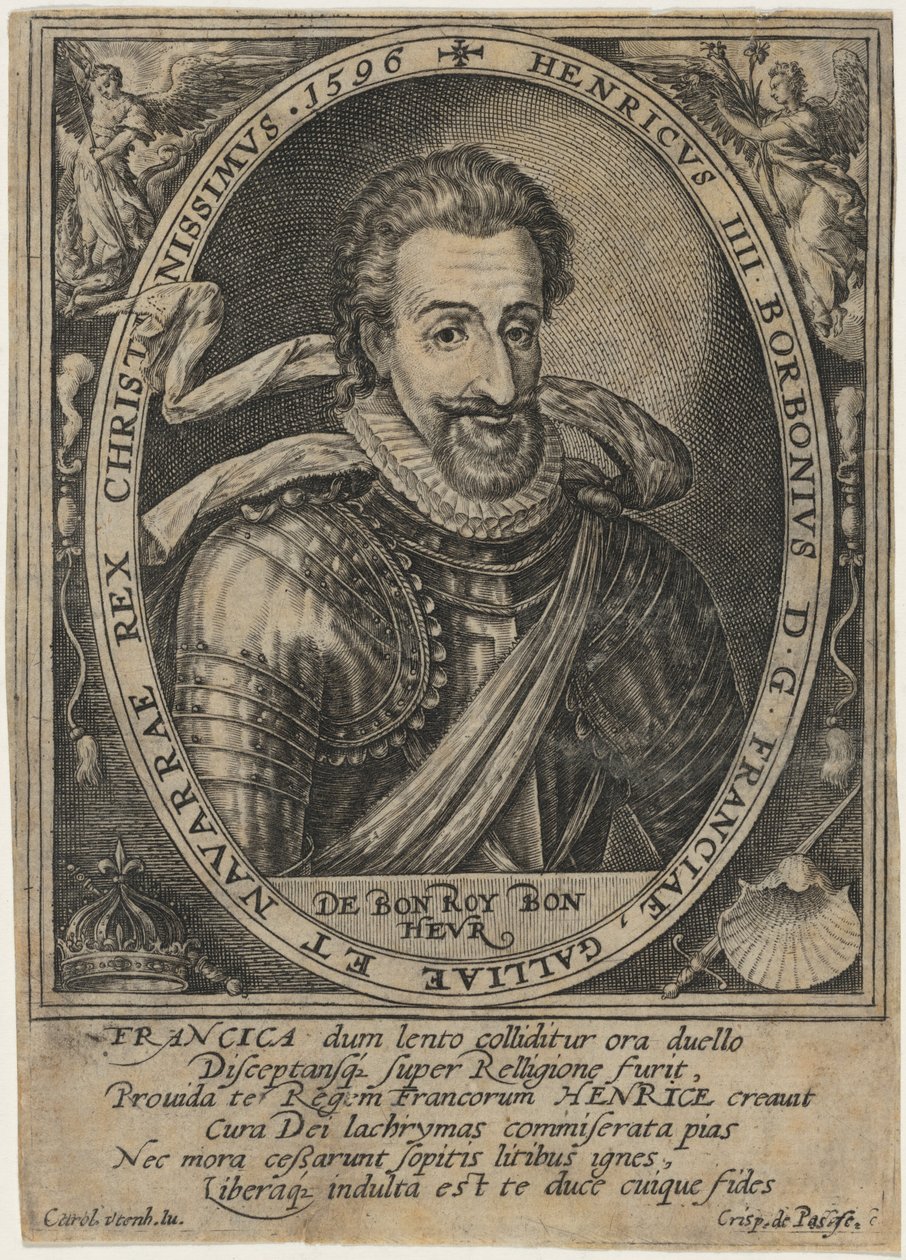 Hendrik IV, koning van Frankrijk door Crispijn van de Passe I