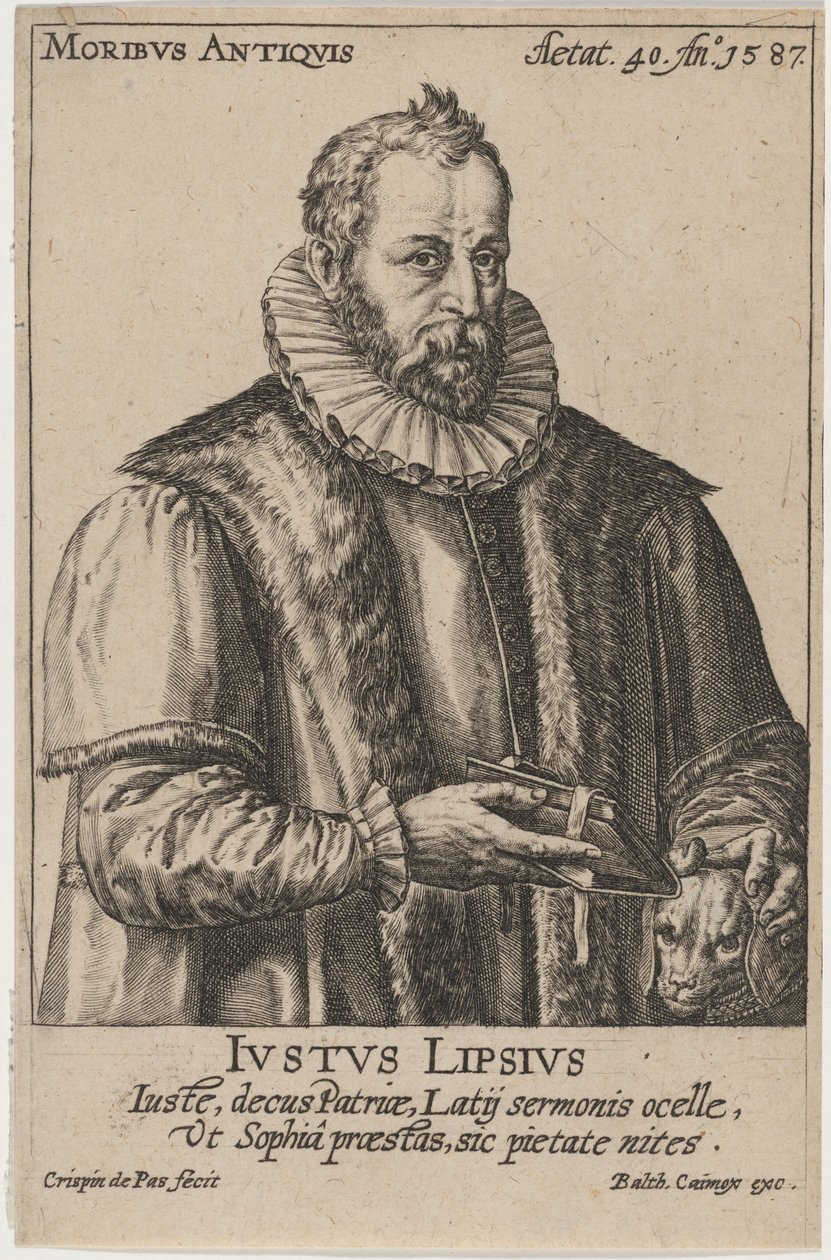 Justus Lipsius door Crispijn van de Passe I