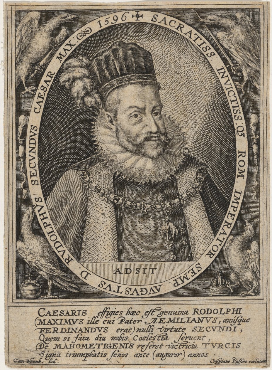 Rudolf II, Romeins keizer door Crispijn van de Passe I