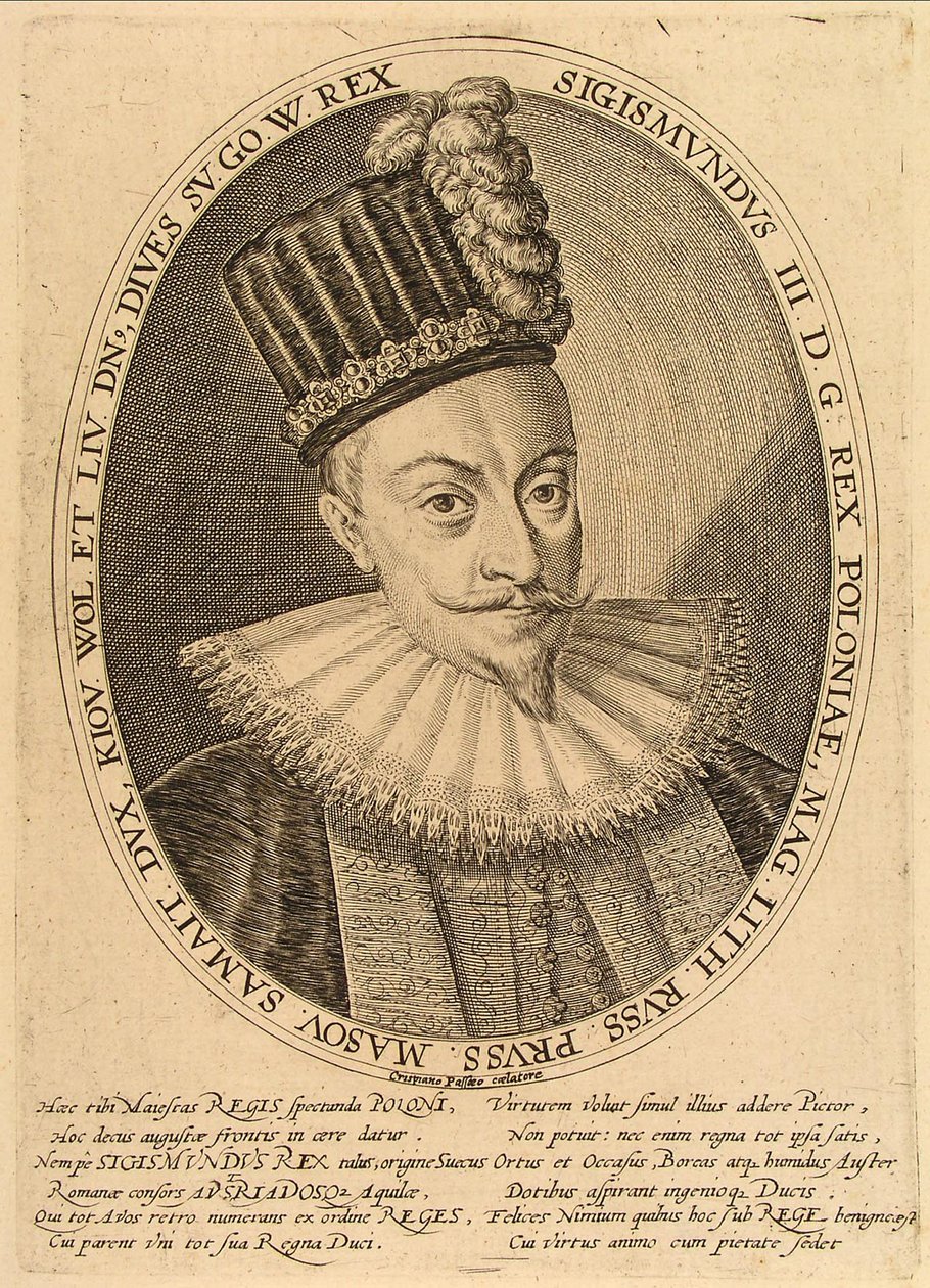 Sigismund III Vasa, Koning van Polen door Crispijn van de Passe the Elder