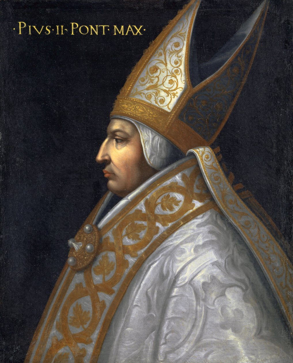 Portret van Paus Pius II, ca. 1560 door Cristofano dell Altissimo