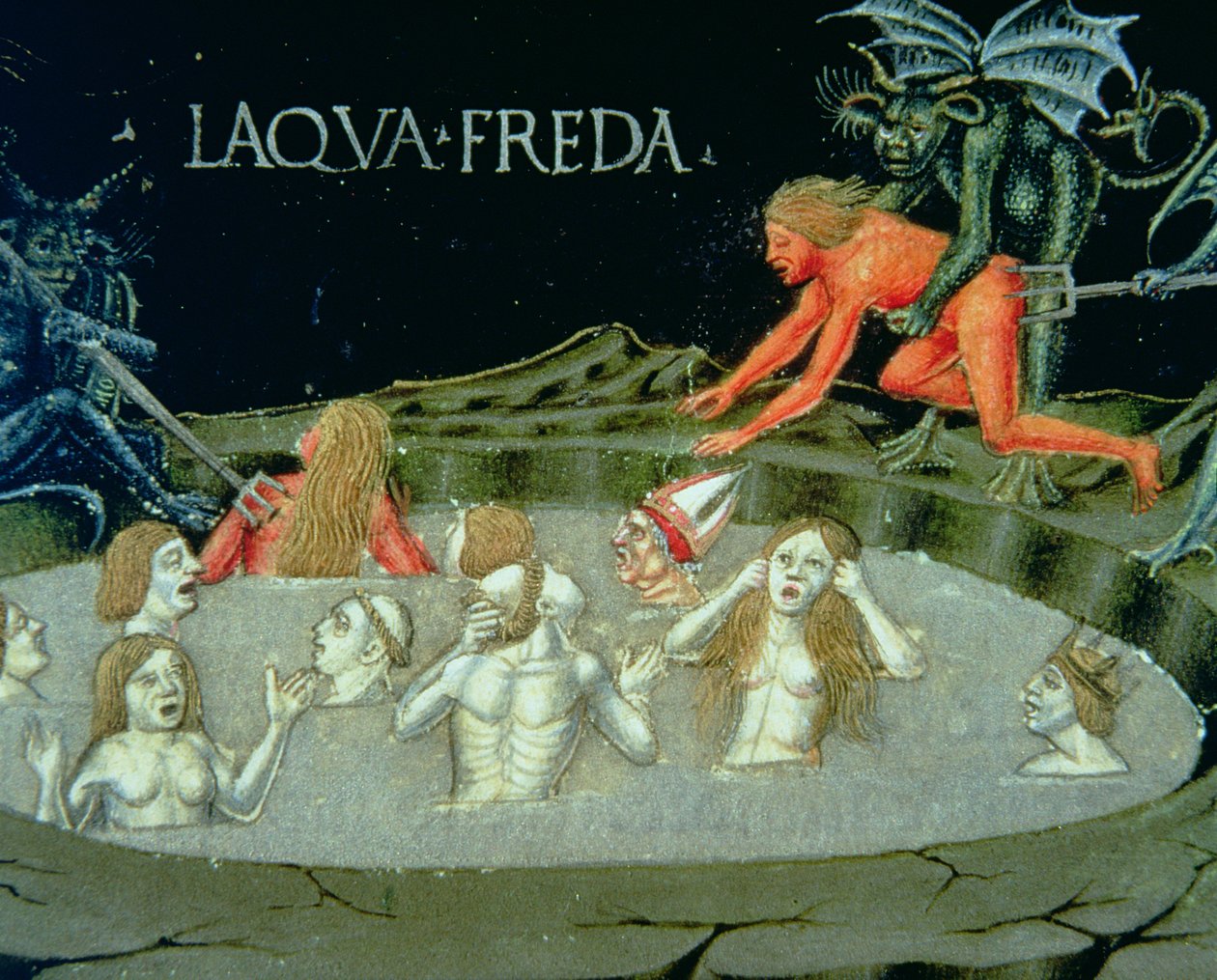 Fol.154r Het Laatste Oordeel: De pijn van de hel door Cristoforo De Predis
