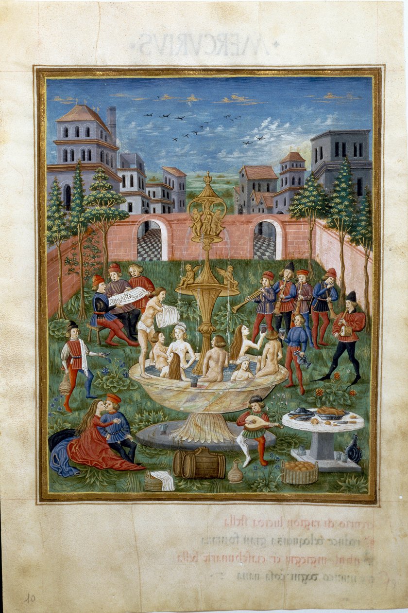 Invloed van Venus: de tuin van de liefde en de fontein van de jeugd door Cristoforo De Predis