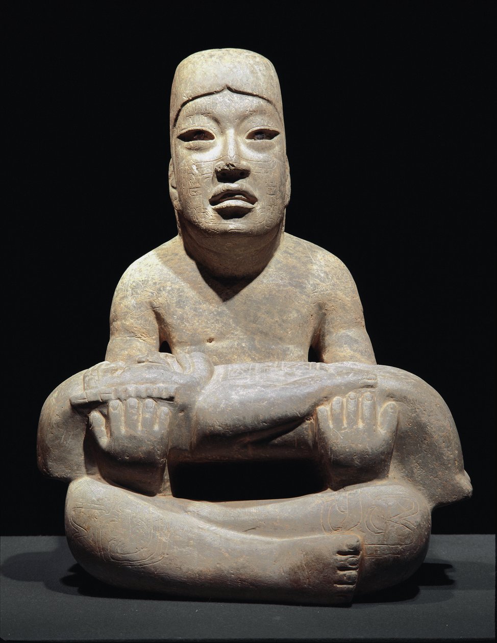 Heer van de Lijnen (offer van een kind) door Culture Olmec