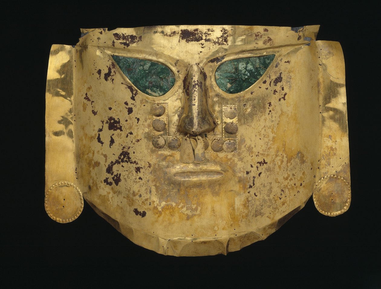 Ceremoniële masker, A.D. 900-1100 door Culture Sicán