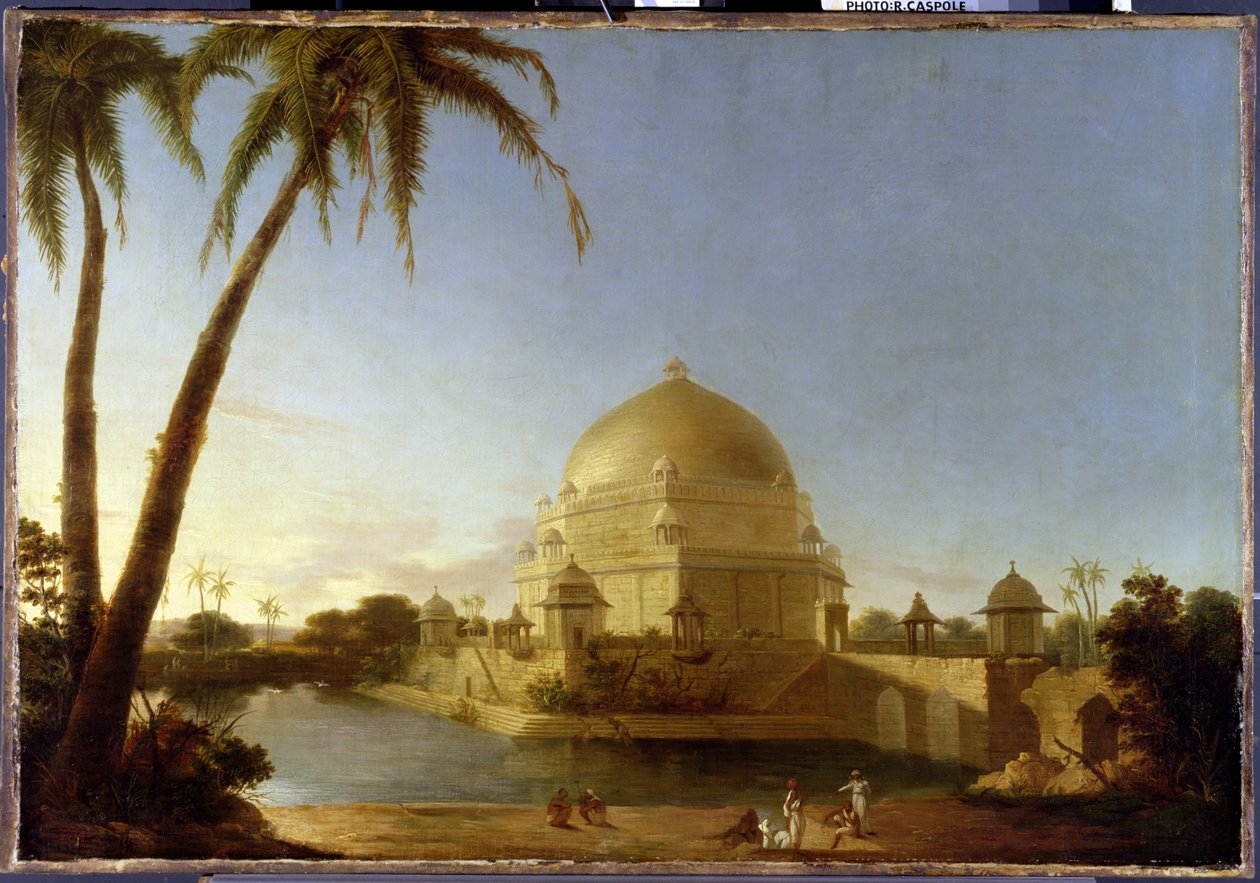 Graf van Sher Shah, Sasaram, Bihar, ca. 1790 door D. Robert