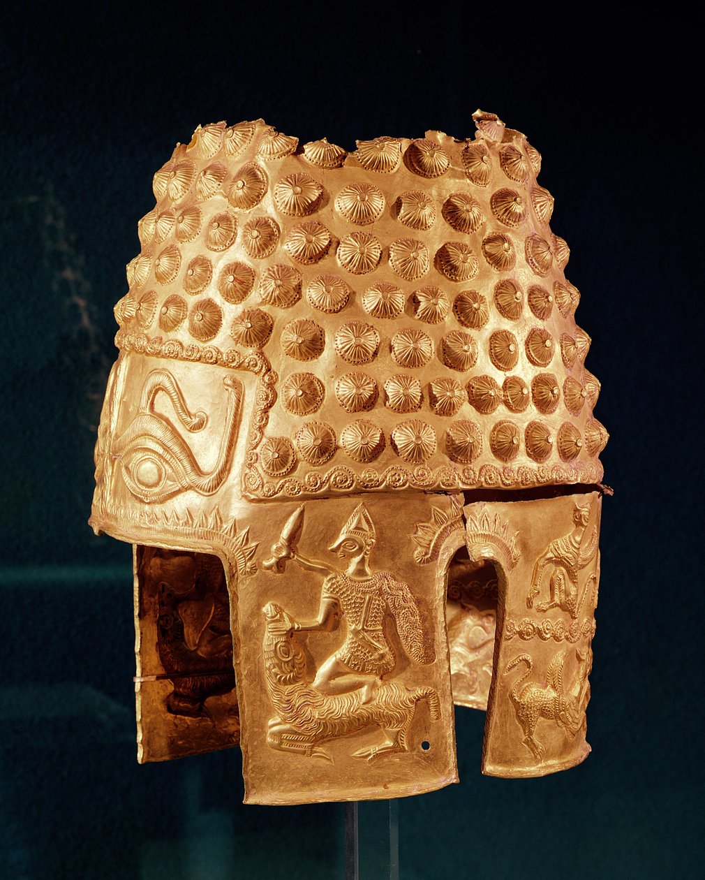 Ceremoniële helm, uit Poiana Cotofenesti, Prahova County door Dacian