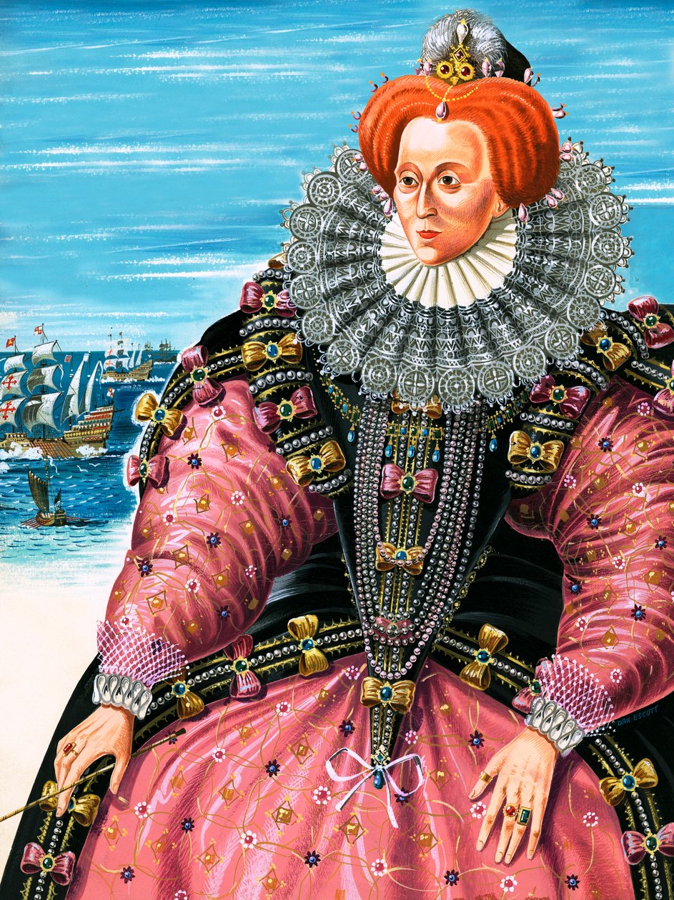Koningin Elizabeth - De Krijgerkoningin door Dan Escott