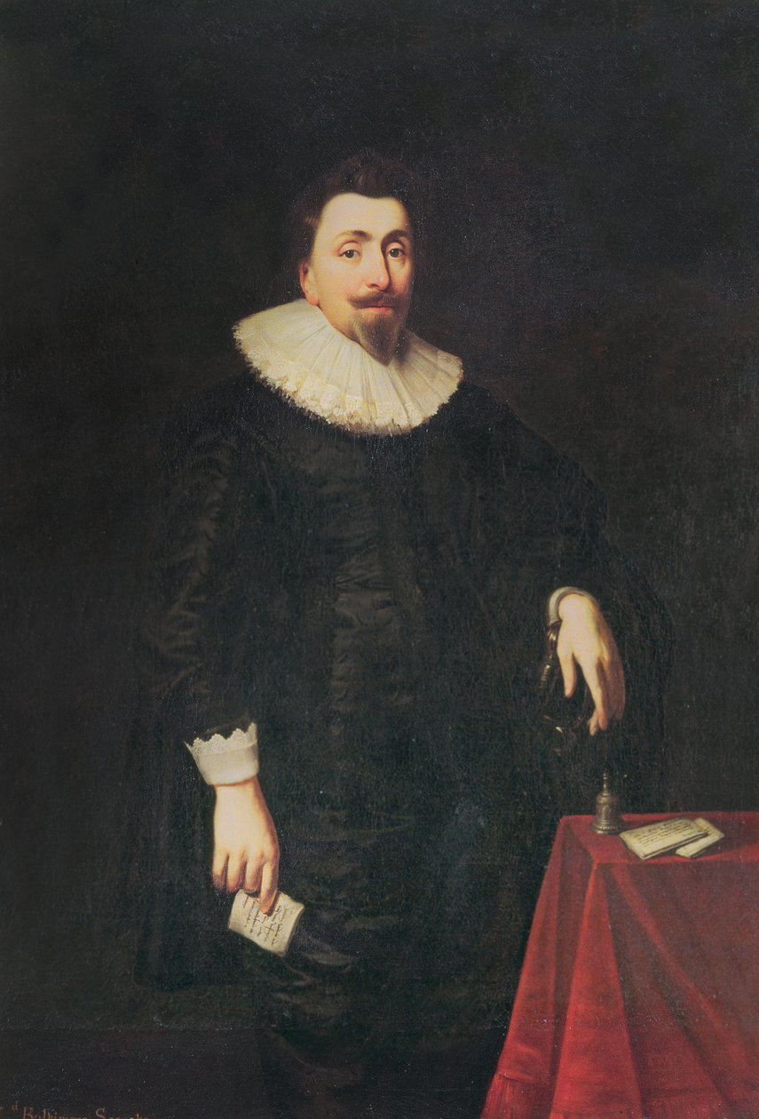 Portret van Lord Baltimore door Daniel Mytens