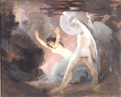 Een Mythologische Scène door Daniel Maclise