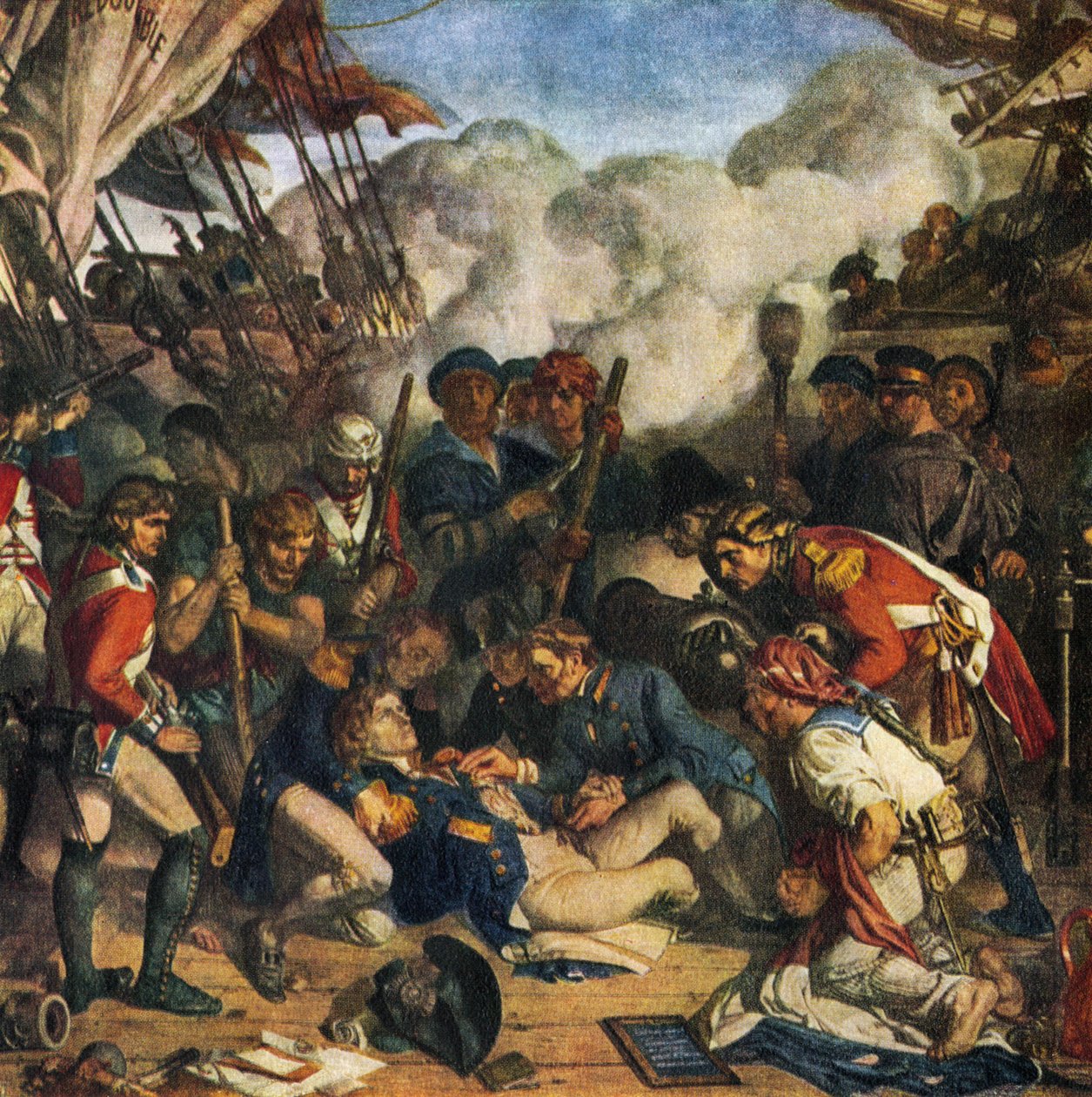 Horatio Nelson (Lord) door Daniel 1806-70 Maclise