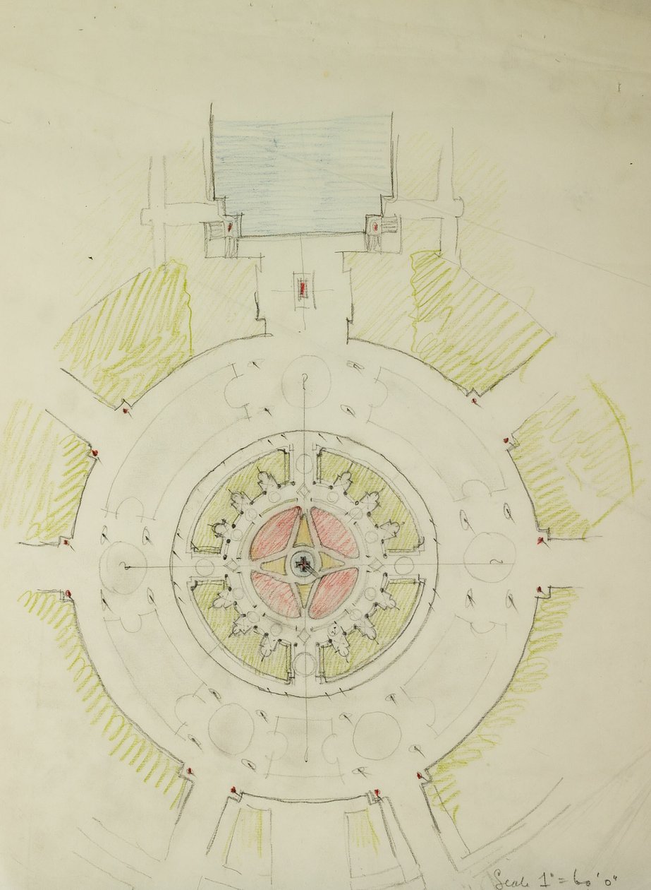 Potomac Round Point, Washington D.C., Plantekening, 1909 door Daniel Burnham