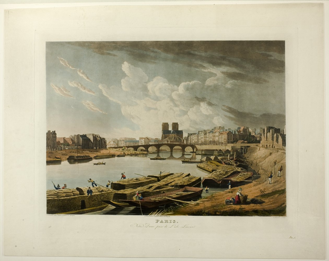 Parijs, Notre Dame genomen vanaf L