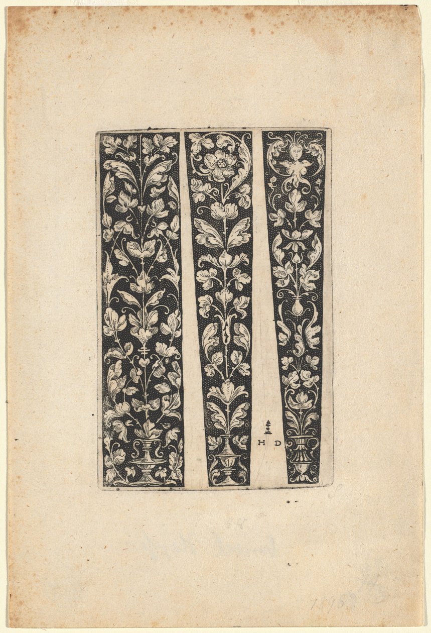 Ornament voor dolkschede door Daniel Hopfer