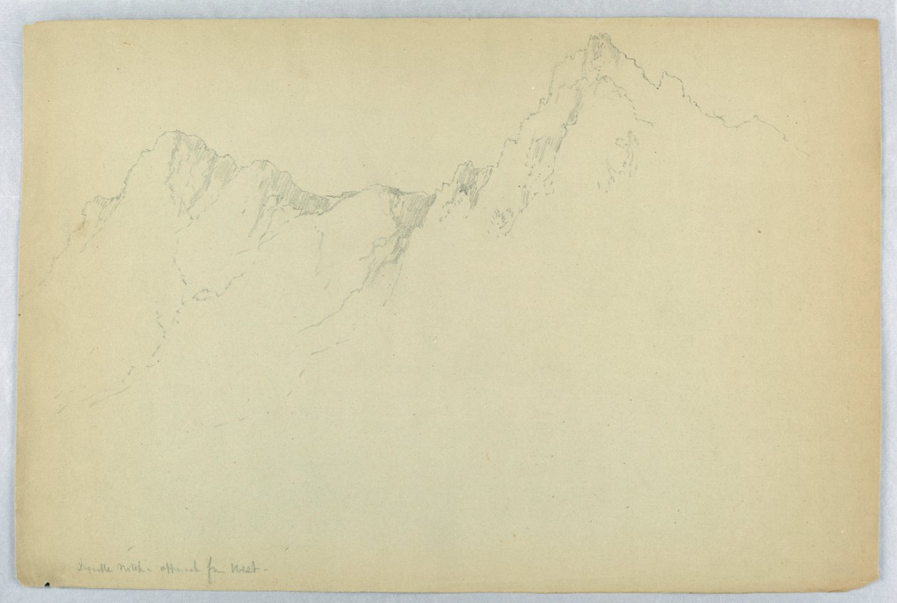 Dixville Notch, benadering vanuit het westen door Daniel Huntington