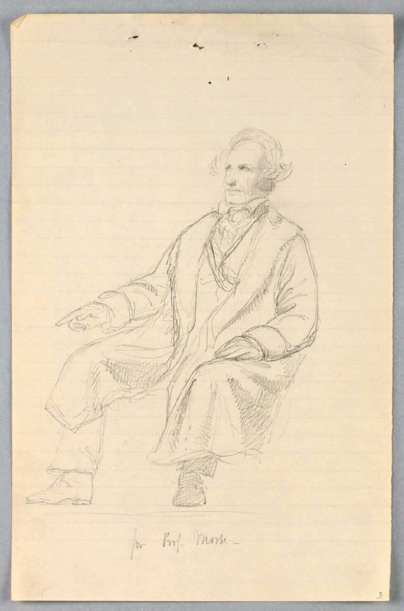 Tekening, Studie voor "Wetenschappelijke Groep", 1858 door Daniel Huntington