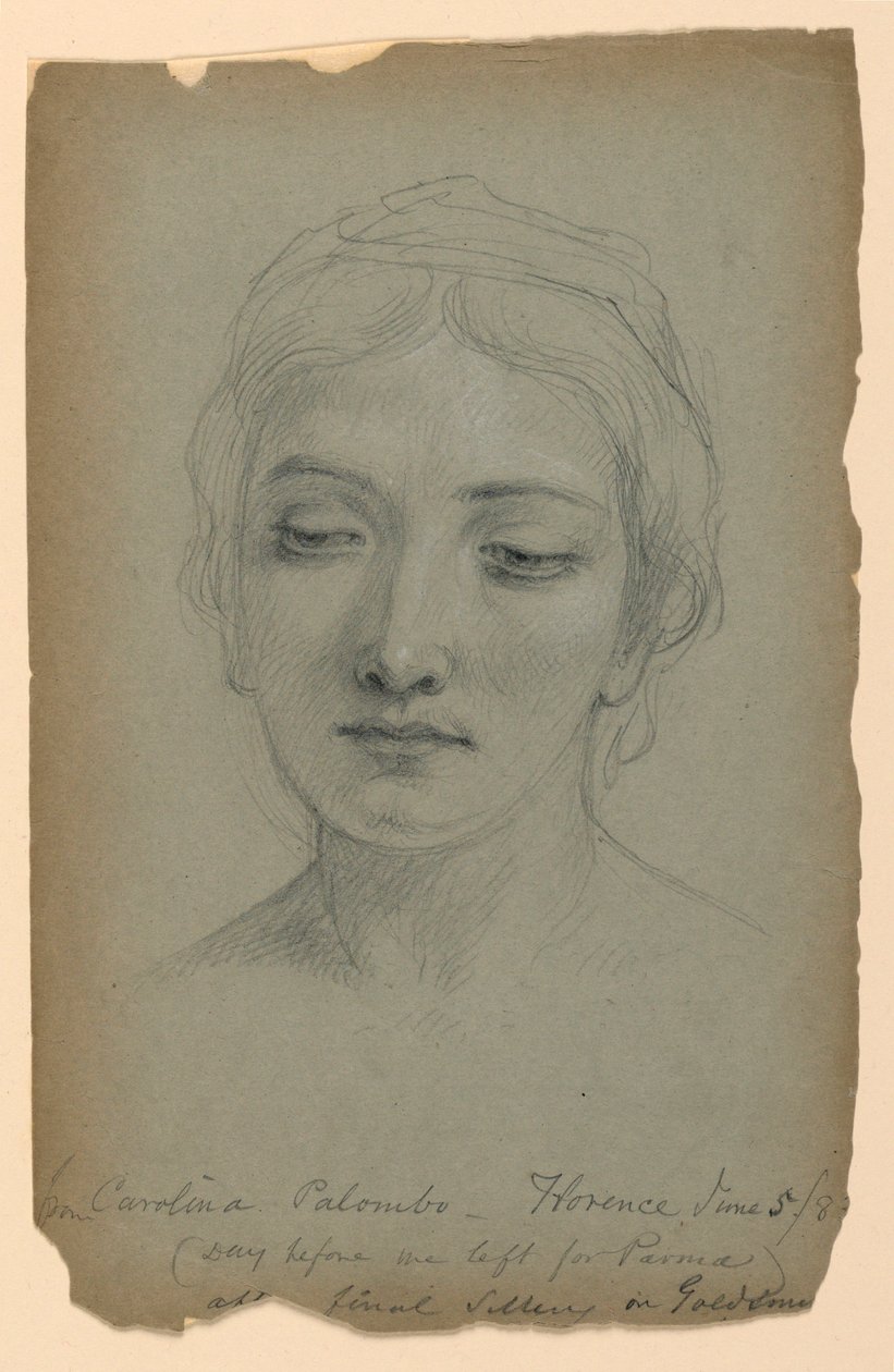 Tekening, Studie voor "De goudsmid", 5 juni 1883 door Daniel Huntington