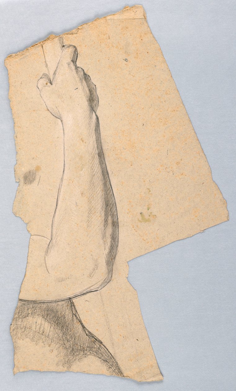 Tekening, Studie voor "Tribuutgeld", 1852 door Daniel Huntington