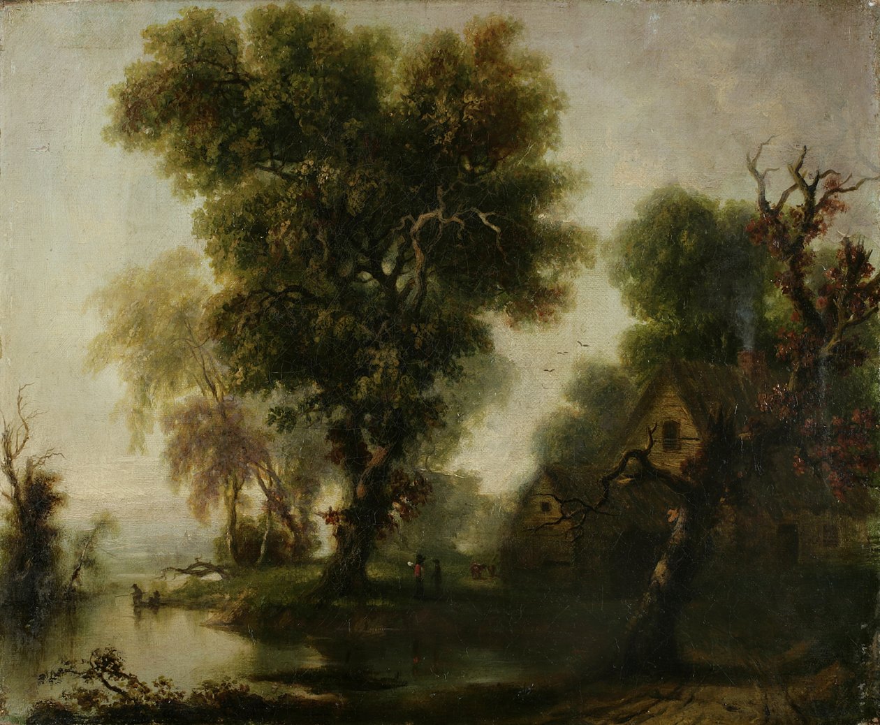 Landschap, 1837 door Daniel Huntington