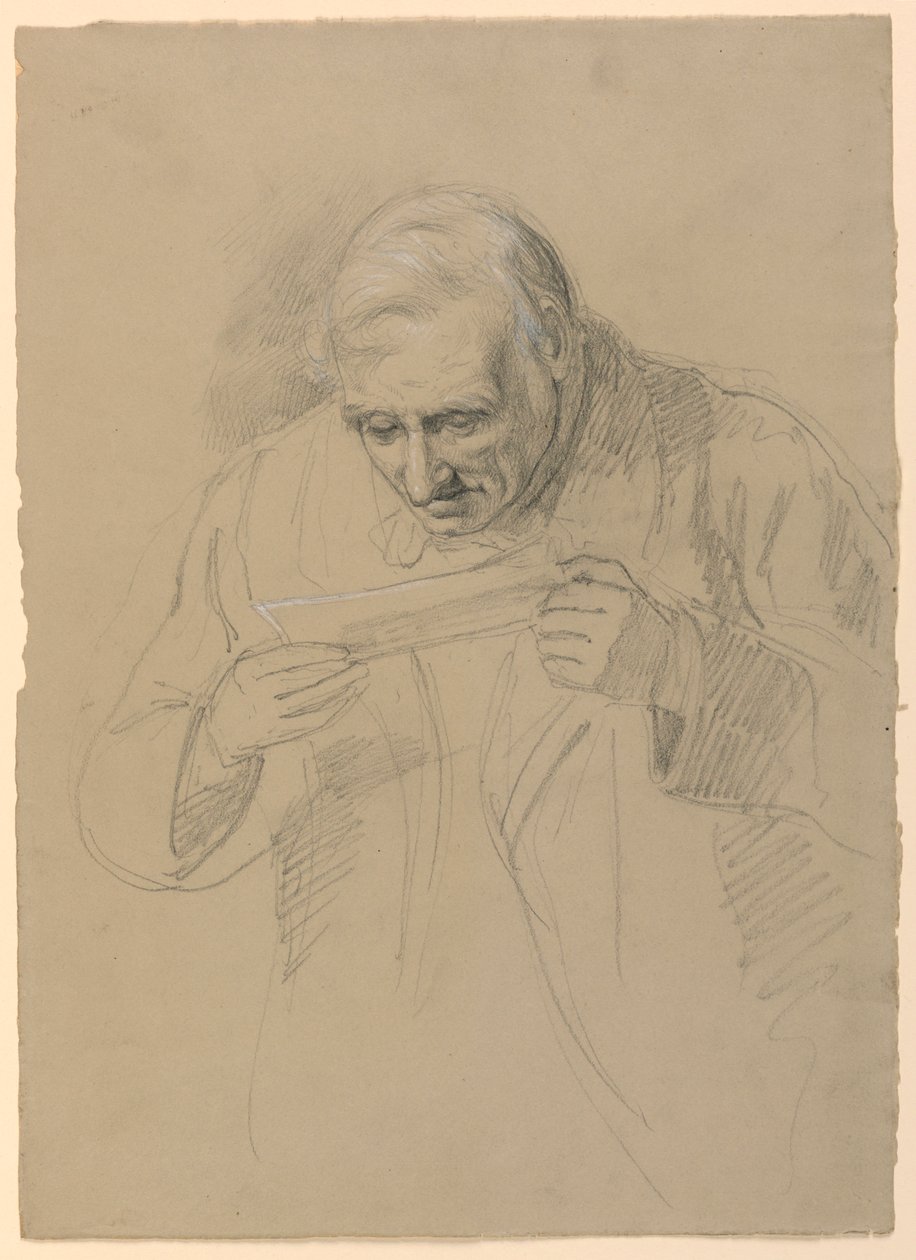 Portret van de Vader van de Kunstenaar door Daniel Huntington