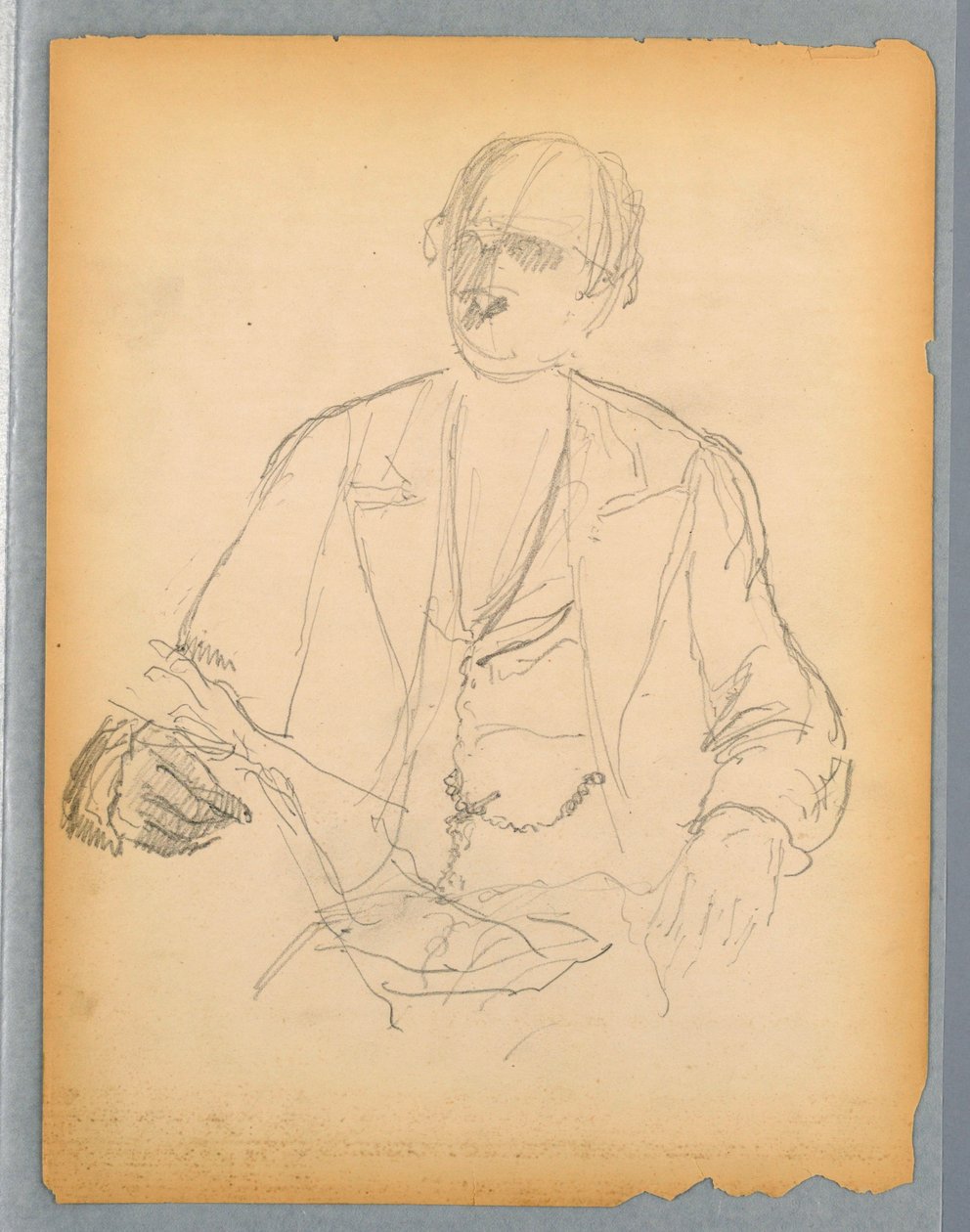 Schets voor een Portret door Daniel Huntington