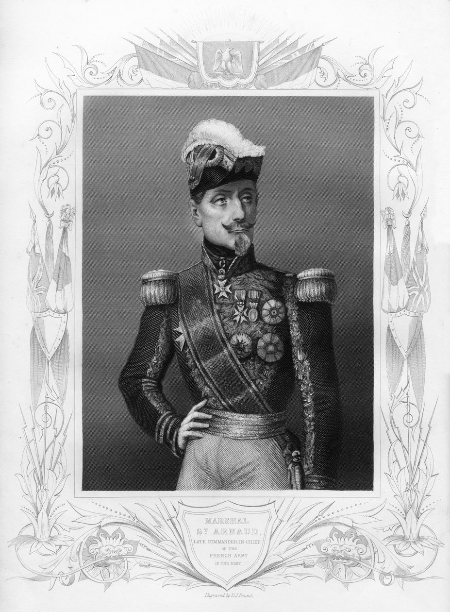 Armand-Jacques Leroy de Saint-Arnaud 1801-1854, 1857 door Daniel John Pound