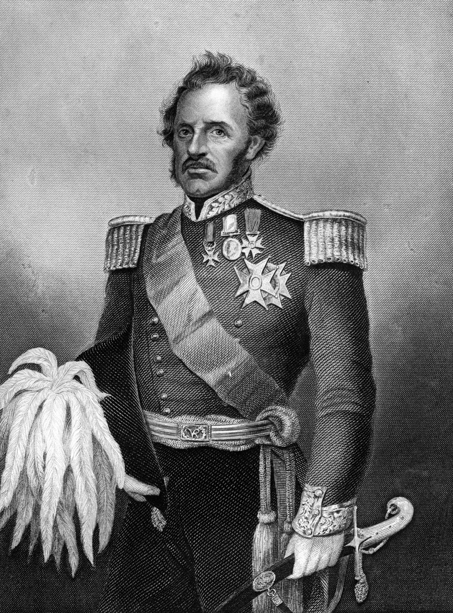 Generaal Sir De Lacey Evans, Britse soldaat, 1857 door Daniel John Pound