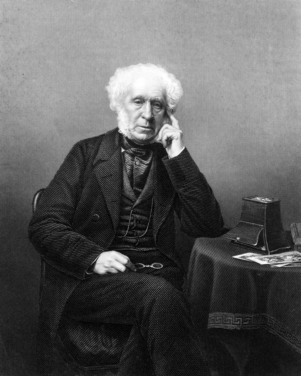 Sir David Brewster, 19e eeuwse Schotse wetenschapper, uitvinder en schrijver door Daniel John Pound
