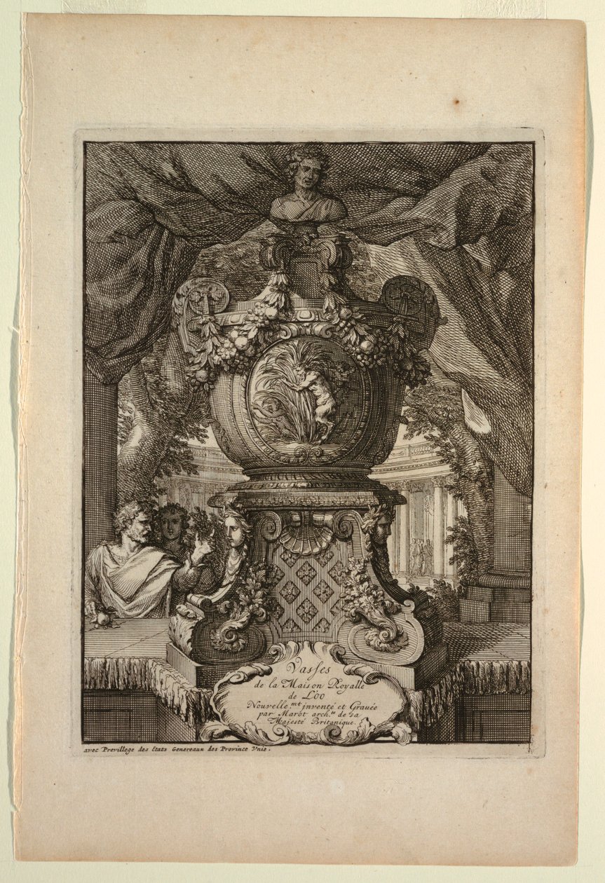 Titelpagina, Vasses de la Maison Royalle de L