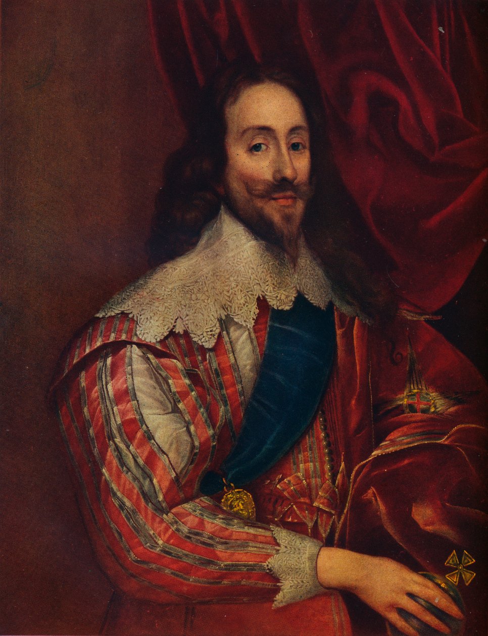 Karel I, Koning van Groot-Brittannië en Ierland door Daniel Mytens