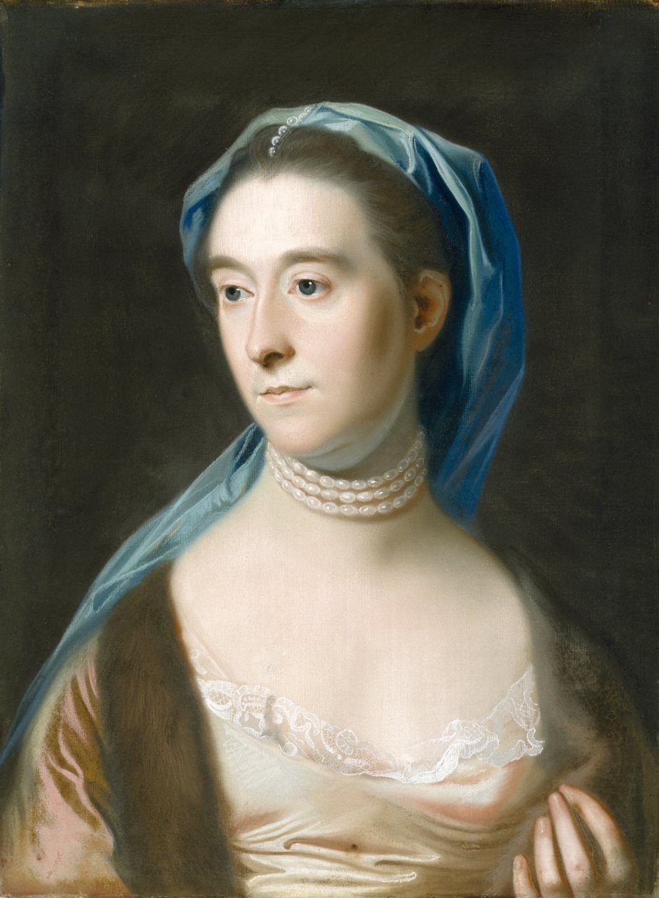 Portret van mevrouw Joseph Henshaw (Sarah Henshaw, 1736?1822), ca. 1770 door Daniel Mytens